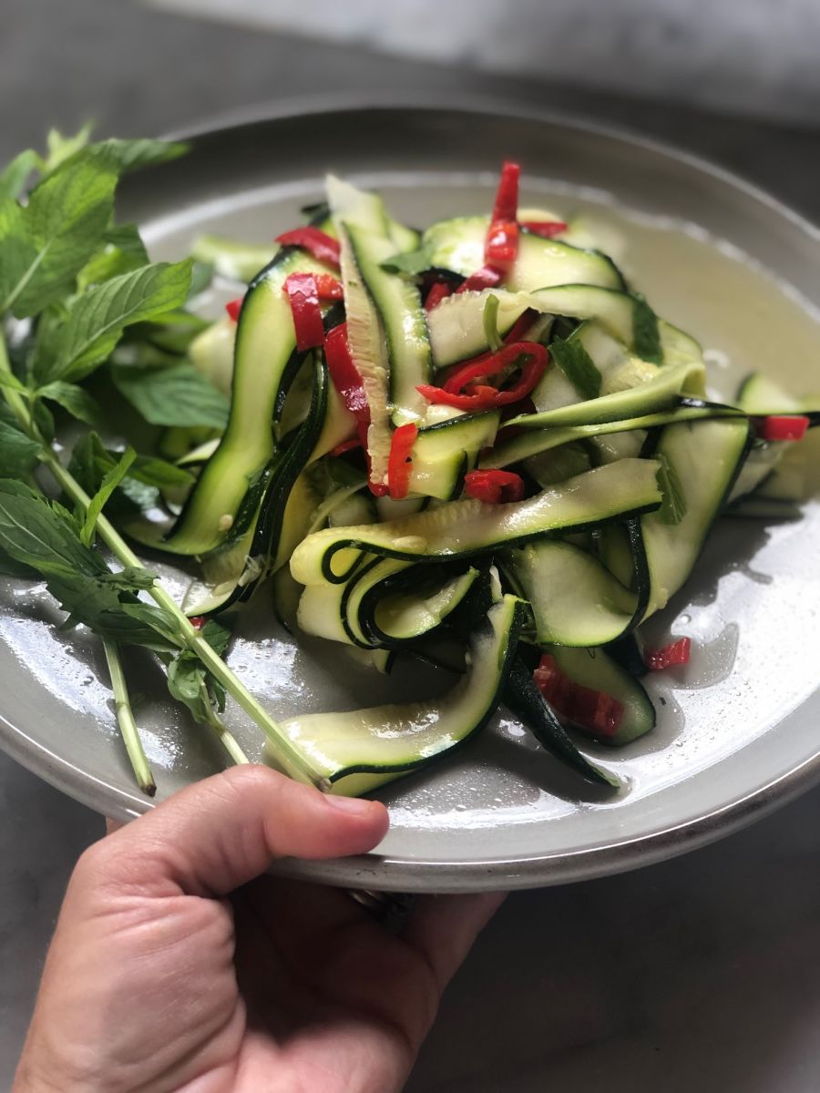 Marinated Zucchini Salad