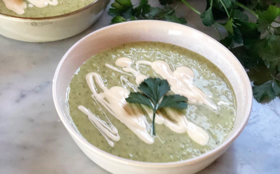 Potato, Pea & Broccoli Soup