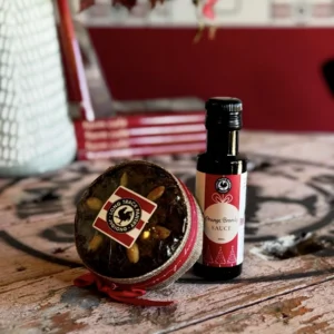 Christmas Cake & Brandy sauce