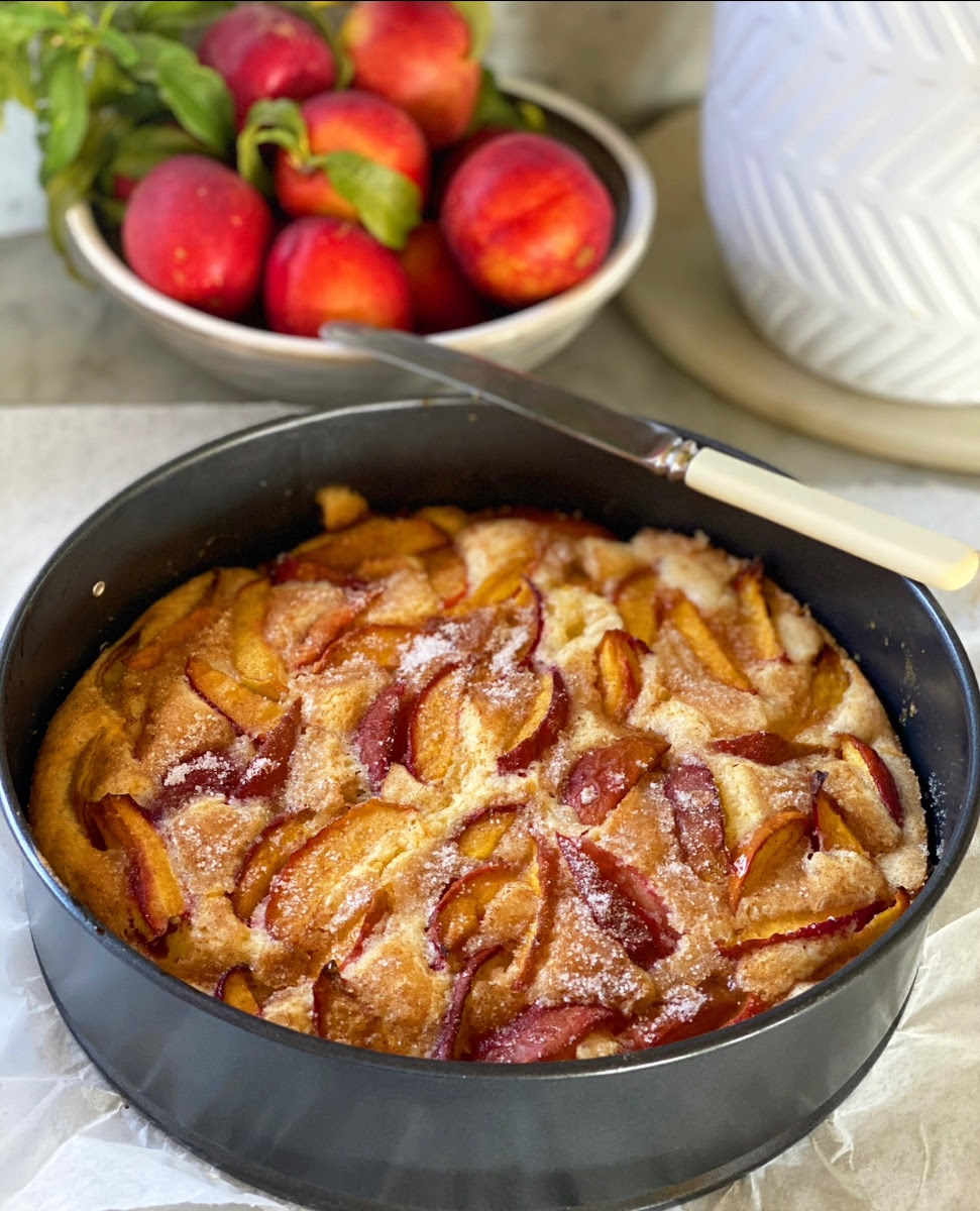 Spiced Nectarine Cake