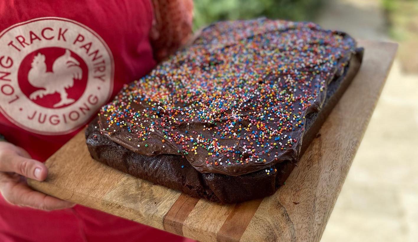 Tray Bake Chocolate Cake