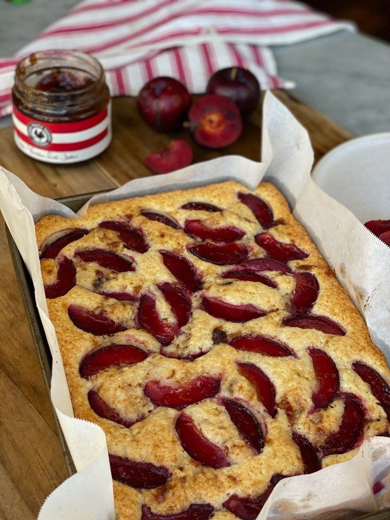 Jammy Plum & Yoghurt Cake