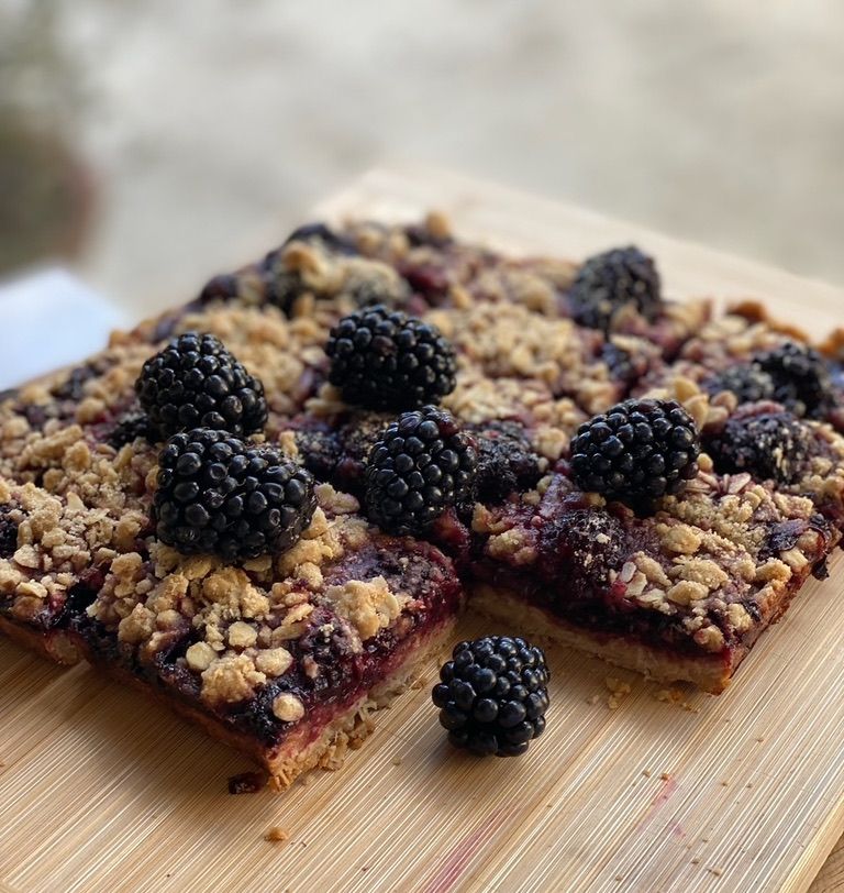 Blackberry Crumble Bars Recipe