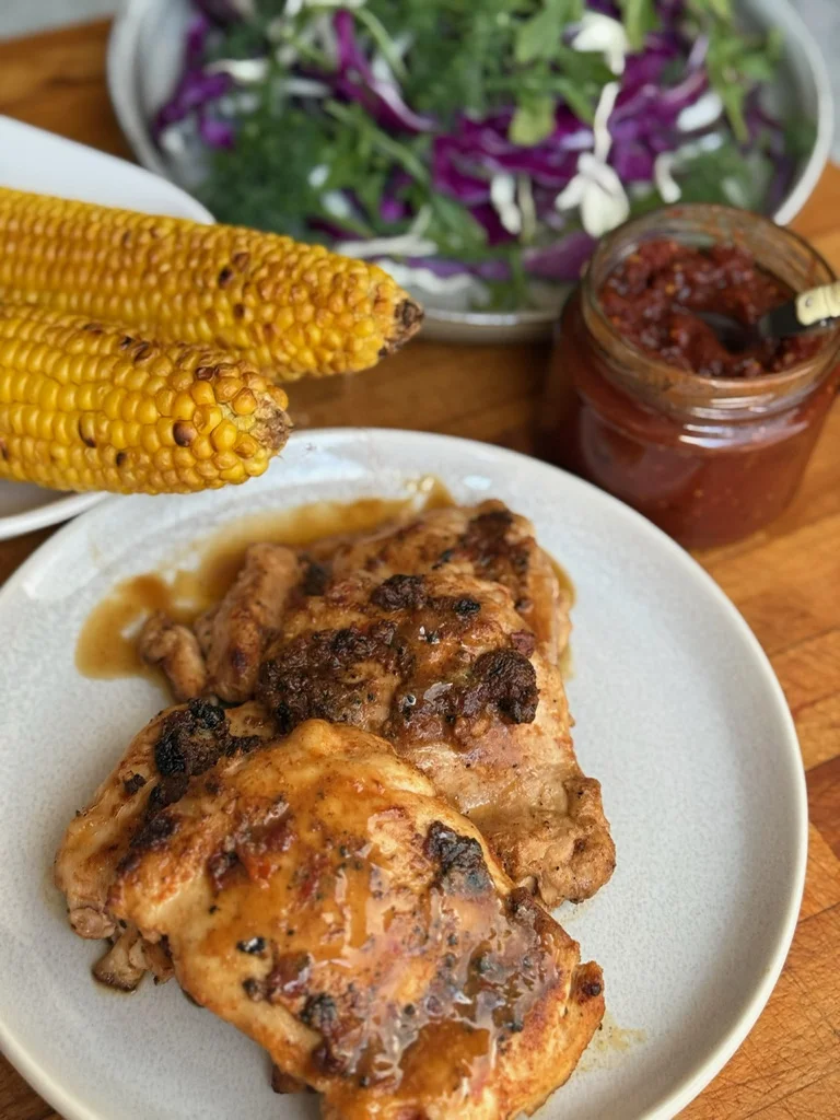 BBQ Marinated Chicken Thighs