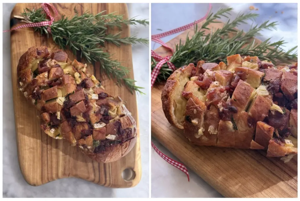 Cranberry Brie, Christmas Loaf